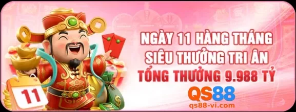 QS88 mang đến nhiều KHUYẾN MÃI đãi